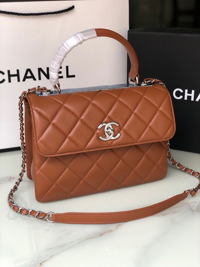 Ch**el top handle bags